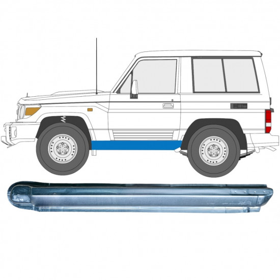 Prag za Toyota Land Cruiser 1984-1993 / Leva 7059