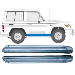 Prag za Toyota Land Cruiser J70 1984- / Levo+Desno / Komplet 9479