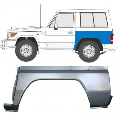 Bok delni za Toyota Land Cruiser 1984-1993 / Leva 7057