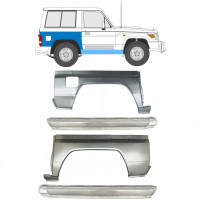 Reparaturni del praga in zadnjega blatnika za Toyota Land Cruiser 1984-1993 / Komplet 11480