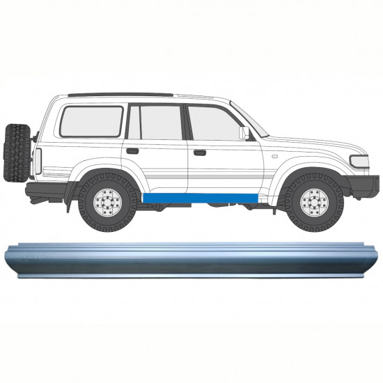 Prag za Toyota Land Cruiser 1990-1996 / Levo = Desno (simetrično) 8514