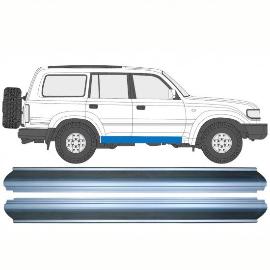 Prag za Toyota Land Cruiser 1990-1996 / Levo = Desno (simetrično) / Komplet 10242