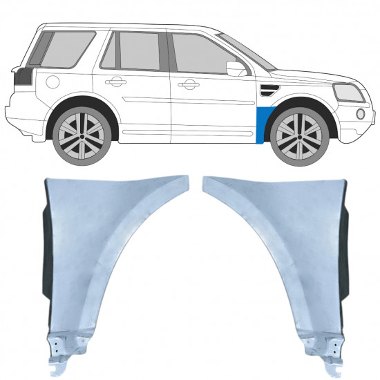 Popravni panel prednjega blatnika za Land Rover Freelander 2006-2015 / Leva / Desna / Leva / Desna 12790