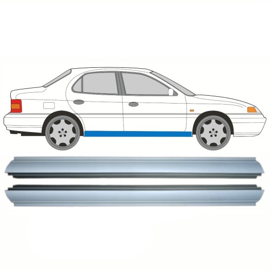 Prag za Hyundai Lantra 1990-1995 / Levo = Desno (simetrično) / Komplet 10322