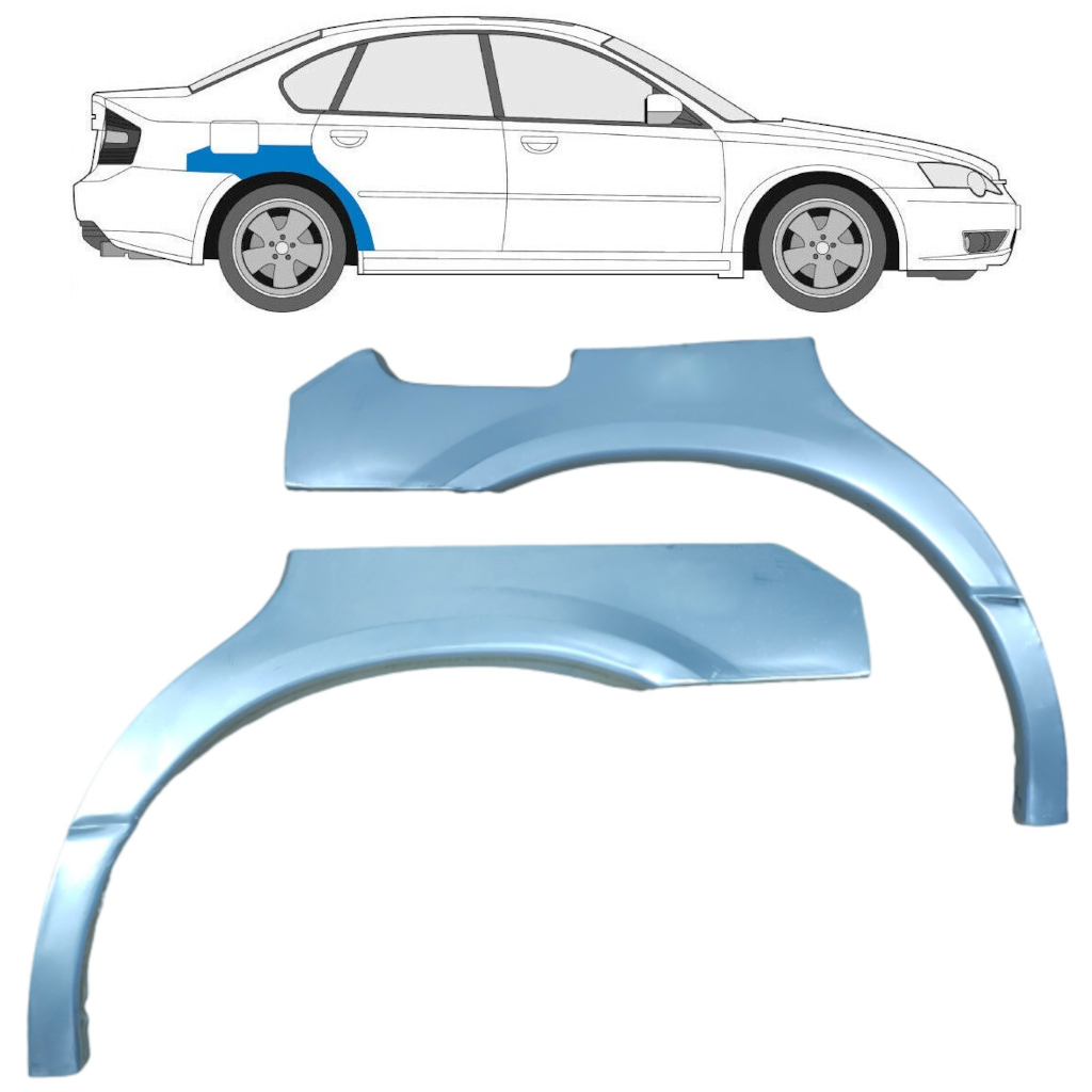 Bok Delni Za Subaru Legacy 1998-2004 / Levo+Desno / Komplet 9189