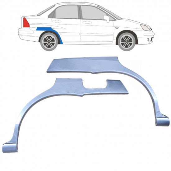 Bok delni za Suzuki Liana 2001-2007 / Levo+Desno / Komplet 9223