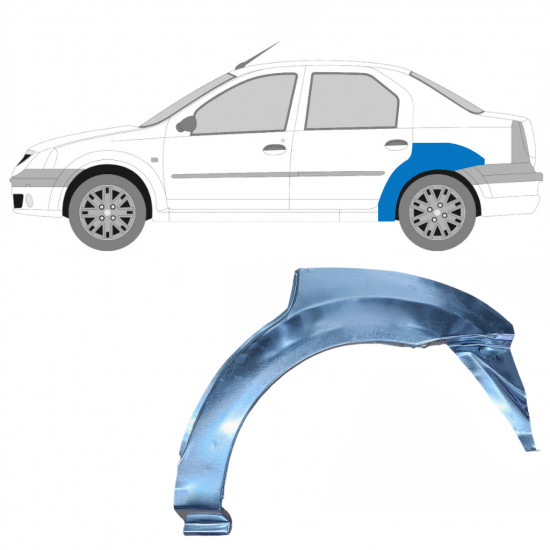 Bok delni za Dacia Logan 2004-2009 / Leva 8896