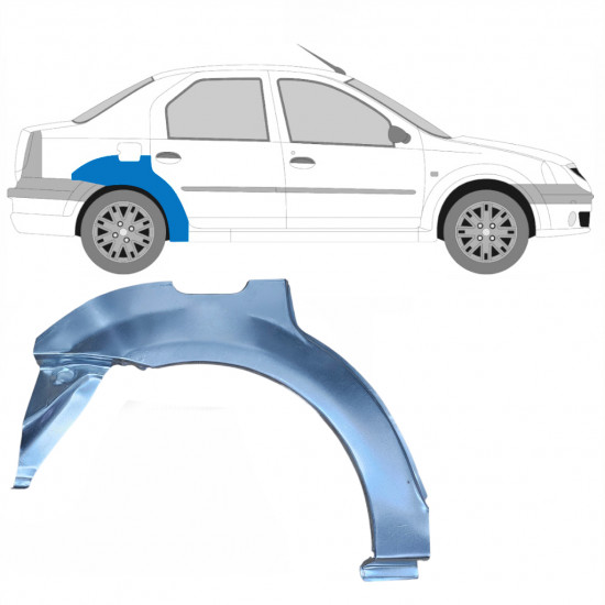 Bok delni za Dacia Logan 2004-2009 / Desna 8895