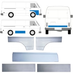 Popravni panel vrat za Volkswagen LT 1975-1996 / Levo+Desno / Komplet 12631