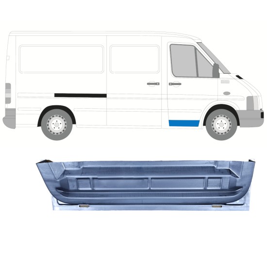 Popravni panel sprednjih vrat za Volkswagen LT 1996-2005 / Desna 16555