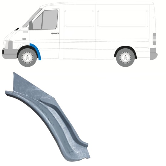Notranji popravni panel sprednjega blatnika za Volkswagen LT 1996-2005 / Leva 16603
