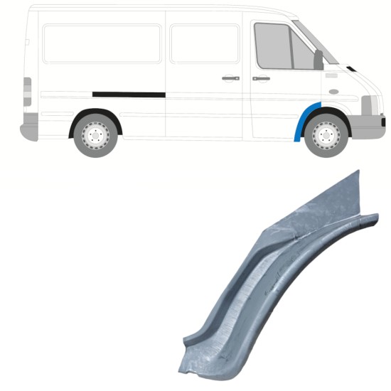 Notranji popravni panel sprednjega blatnika za Volkswagen LT 1996-2005 / Desna 16602
