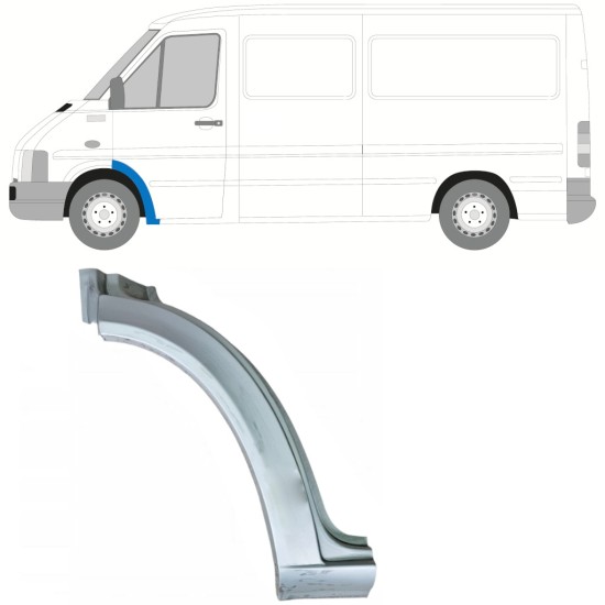 Popravni panel prednjega blatnika za Volkswagen LT 1996-2005 / Leva 16564