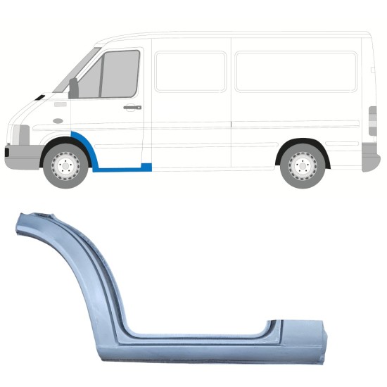 Popravni panel sprednje stopnice za Volkswagen LT 1996-2005 / Leva 16546