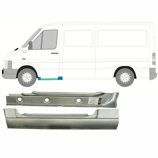 Notranji in zunanji popravni panel sprednjega praga za Volkswagen LT 1996-2005 / Leva 16583