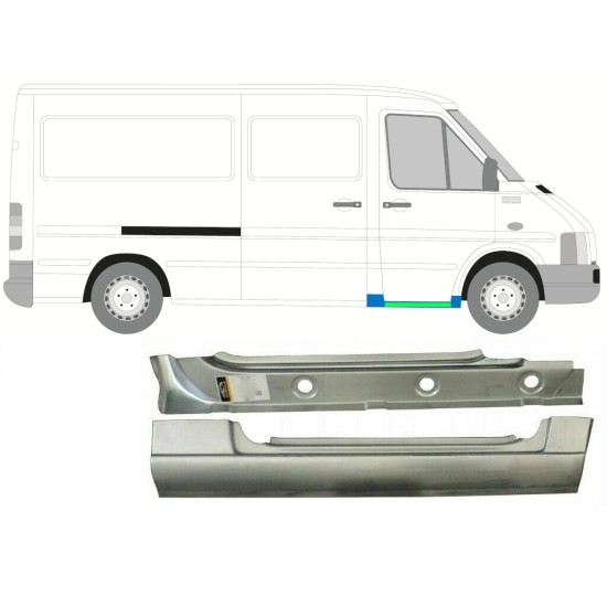 Notranji in zunanji popravni panel sprednjega praga za Volkswagen LT 1996-2005 / Desna 16582
