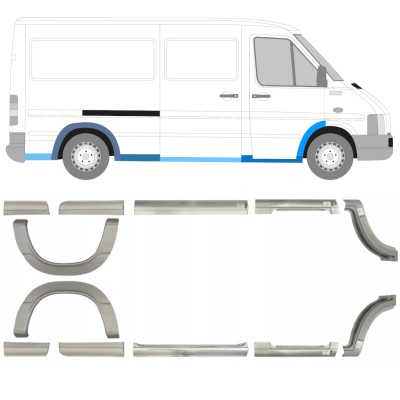 Set popravnih panelov za Volkswagen LT 1996-2005 / Levo+Desno / 14388