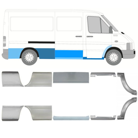 Set popravnih panelov za Volkswagen LT 1996-2005 / Levo+Desno 16612