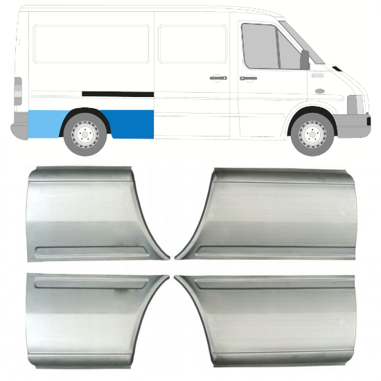 Bok delni za Volkswagen LT 1996-2005 / Levo+Desno / Komplet 14027