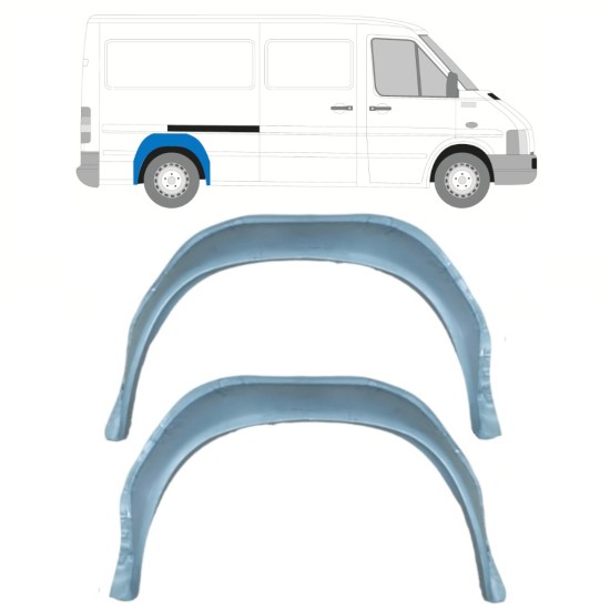 Bok delni notranji za Volkswagen LT 1996-2005 / Levo = Desno (simetrično) / Komplet 14177