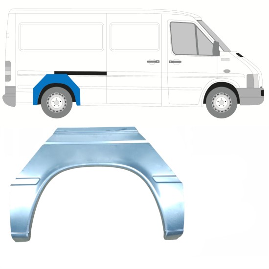 Bok delni za Volkswagen LT 1996-2005 / Levo = Desno (simetrično) 16598
