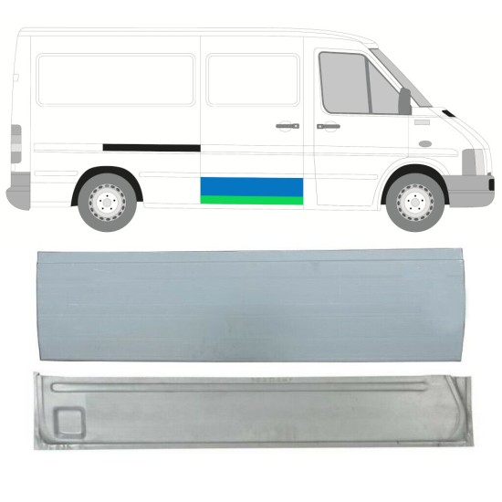 Popravni panel drsnih vrat za Volkswagen LT 1996-2005 / Komplet 16601