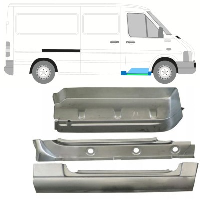 Notranji prag, krilo in sprednji popravni panel stopnice za Volkswagen LT 1996-2005 / Desna 16571