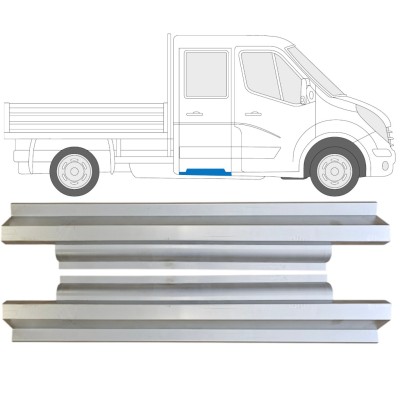 Popravni panel zadnjega praga za Renault Master 2010- / Levo+Desno / Komplet 14571