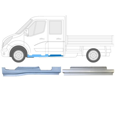 Set popravnih panelov za Renault Master 2010- / Leva / Dvojna kabina / 14912