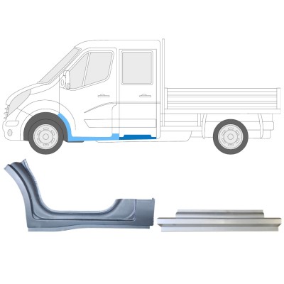 Set popravnih panelov za Renault Master 2010- / Leva / Dvojna kabina / 14914