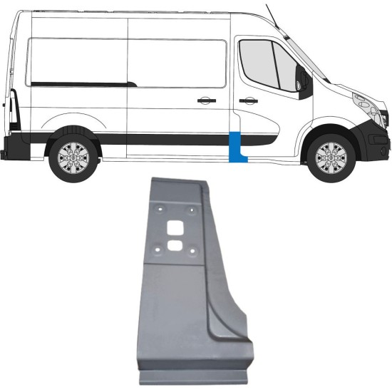 Popravni panel stebrička za Opel Movano 2010-2021 / Desna 16918