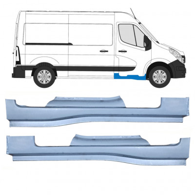 Popravni panel praga sprednjih vrat za Renault Master 2010- / Levo+Desno / Komplet 10794