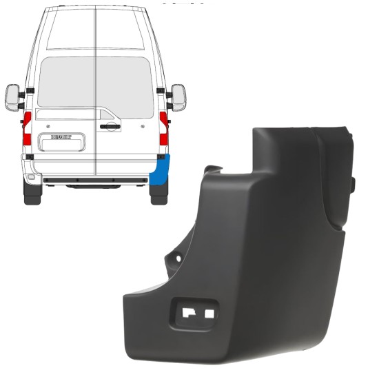 Vogal zadnjega odbijača za Renault Master 2010-2024 / Desna 17237