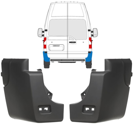 Vogal zadnjega odbijača za Opel Movano 2010-2021 / Levo+Desno 17241