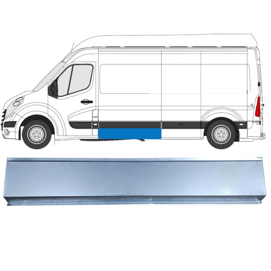 Popravni stranski panel za Renault Master 2010- / Leva 16791