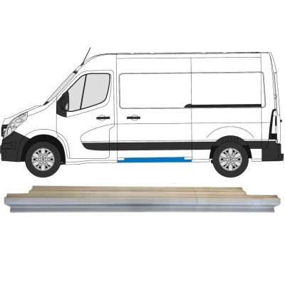 Popravni panel praga drsnih vrat za Renault Master 2010- / Leva 14915
