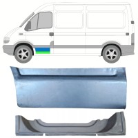 Notranji in zunanji popravni panel sprednjih vrat za Opel Movano 1998-2010 / Leva 16880