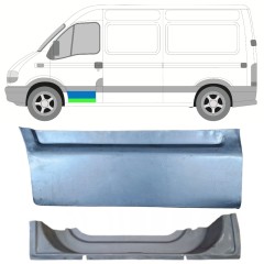 Notranji in zunanji popravni panel sprednjih vrat za Renault Master 1998-2010 / Leva / Komplet 16875