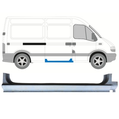 Popravni panel praga drsnih vrat za Renault Master 1998-2010 / Desna 14875