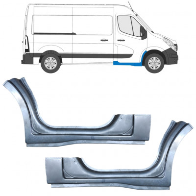 Popravni panel praga sprednjih vrat za Renault Master 2010- / Levo+Desno / Komplet 10048