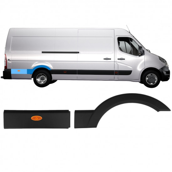 Stranska obloga za Renault Master 2010- / Desna / Komplet 10922