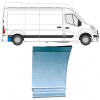 Popravni panel zadnjega blatnika za kolesom za Nissan NV400 2010- / Desna 15703
