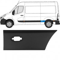 Obloga stranskega dela zadnjega blatnika z lučjo za Renault Master 2010- / L2 / Leva 10931