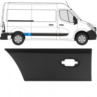 Obloga stranskega dela zadnjega blatnika z lučjo za Renault Master 2010- / L2 / Desna 10930