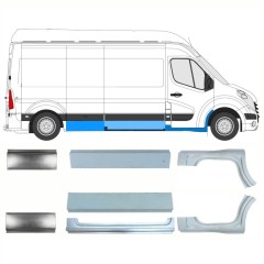 Set popravnih panelov za Opel Movano 2010-2021 / Levo+Desno 15288
