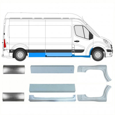 Set popravnih panelov za Renault Master 2010- / MWB /  10064