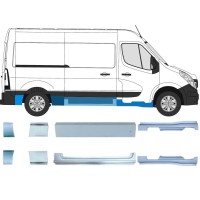 Set popravnih panelov za Renault Master 2010- / Levo+Desno / 14926