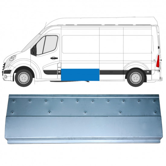 Popravni stranski panel za Renault Master 2010- / Leva 12840