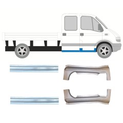 Set popravnih panelov za Renault Master 1998-2010 / Levo+Desno / 10261