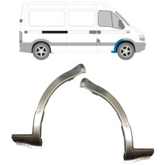 Popravni panel sprednjega blatnika za Renault Master 1998-2010 / Levo+Desno / Komplet 15356
